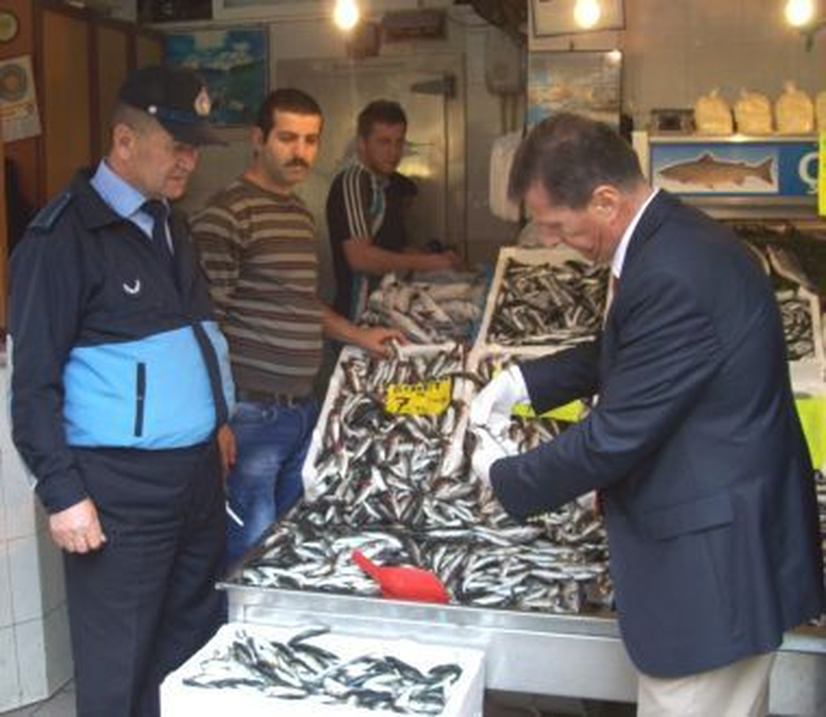 Gebze\'de Balıkçılara Denetim