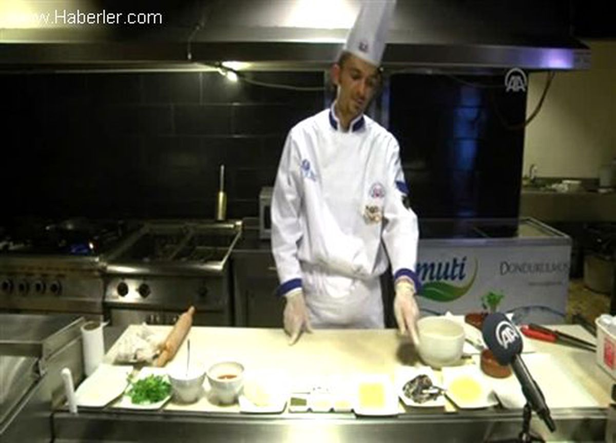 Kayserili aşçı "balıklı mantı" ile Asya 3\'üncüsü oldu