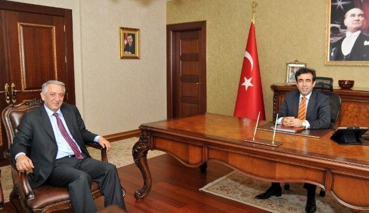 Mersin Valisi, Başkan Mehmet Güner\'i Kabul Etti