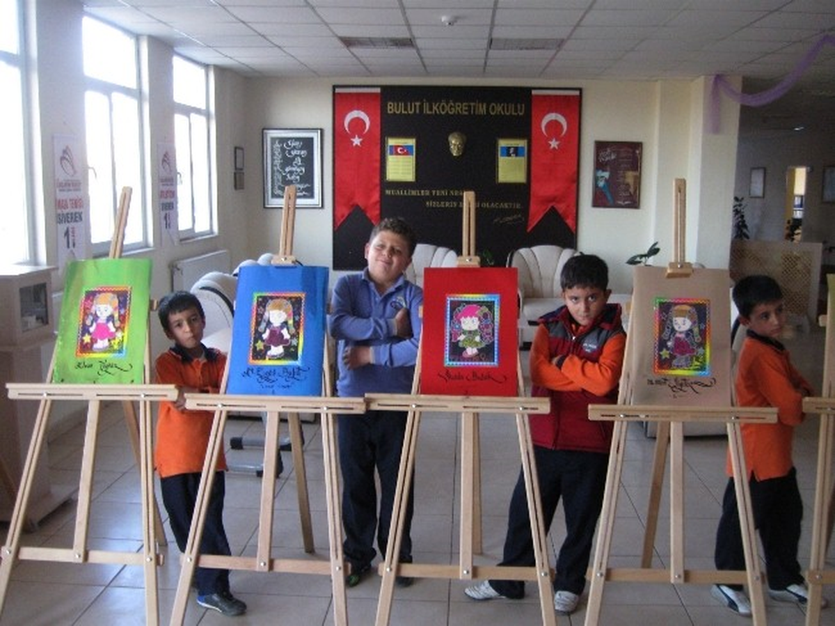 Minik Ressamlar Yarıştı