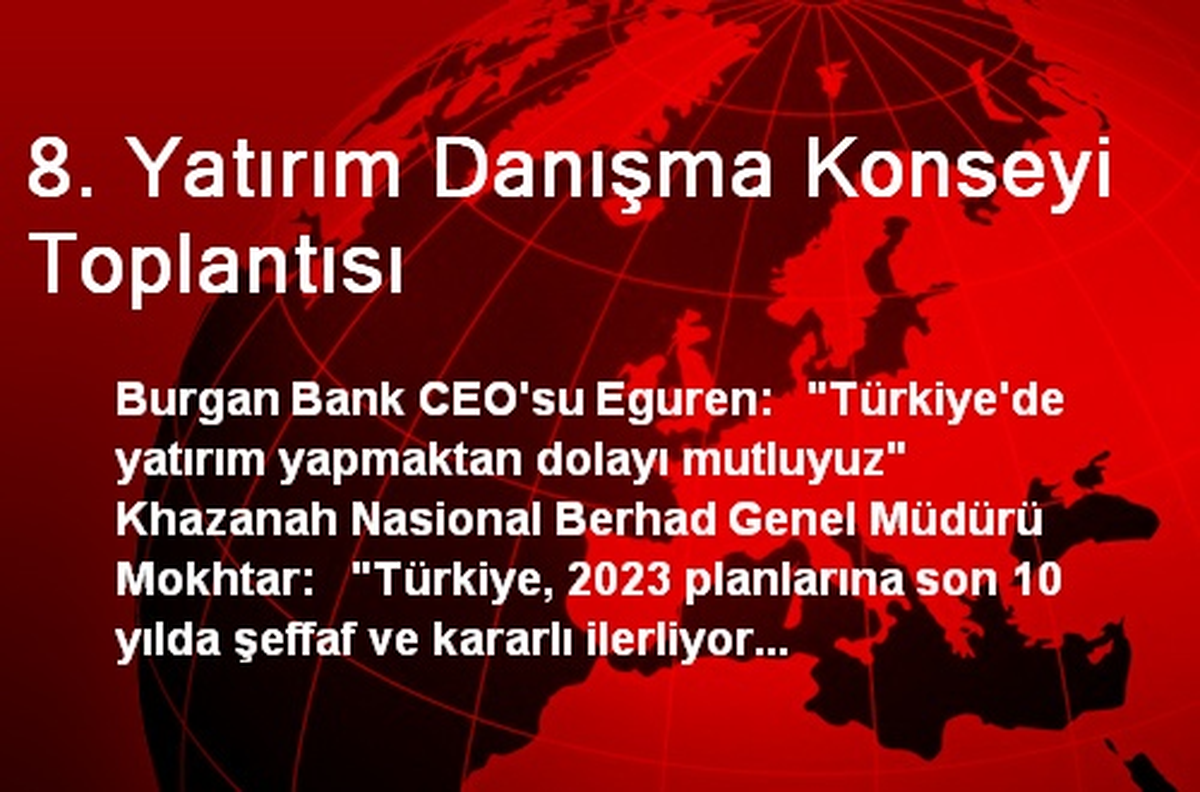 Burgan Bank CEO\'su Eguren: Türkiye\'ye İnanıyoruz