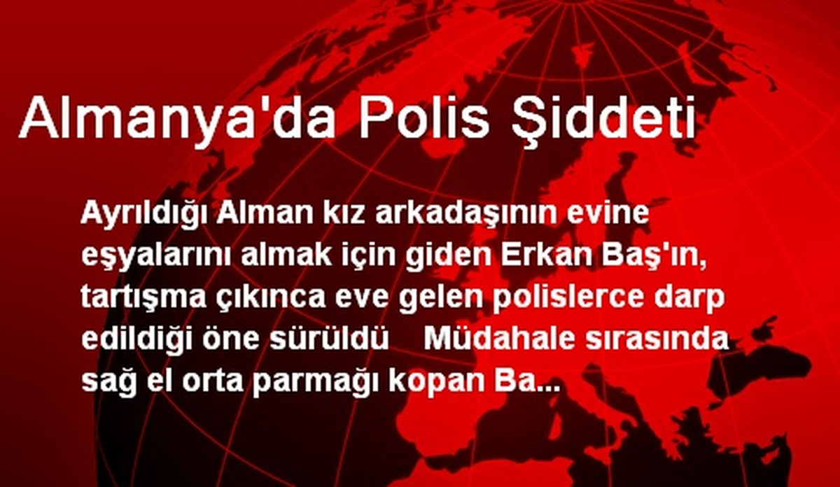 Almanya\'da Polis Şiddeti