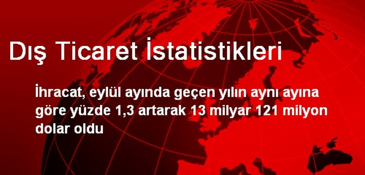 Dış Ticaret İstatistikleri