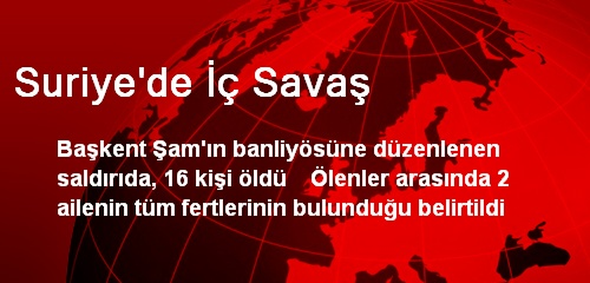 Suriye\'de İç Savaş
