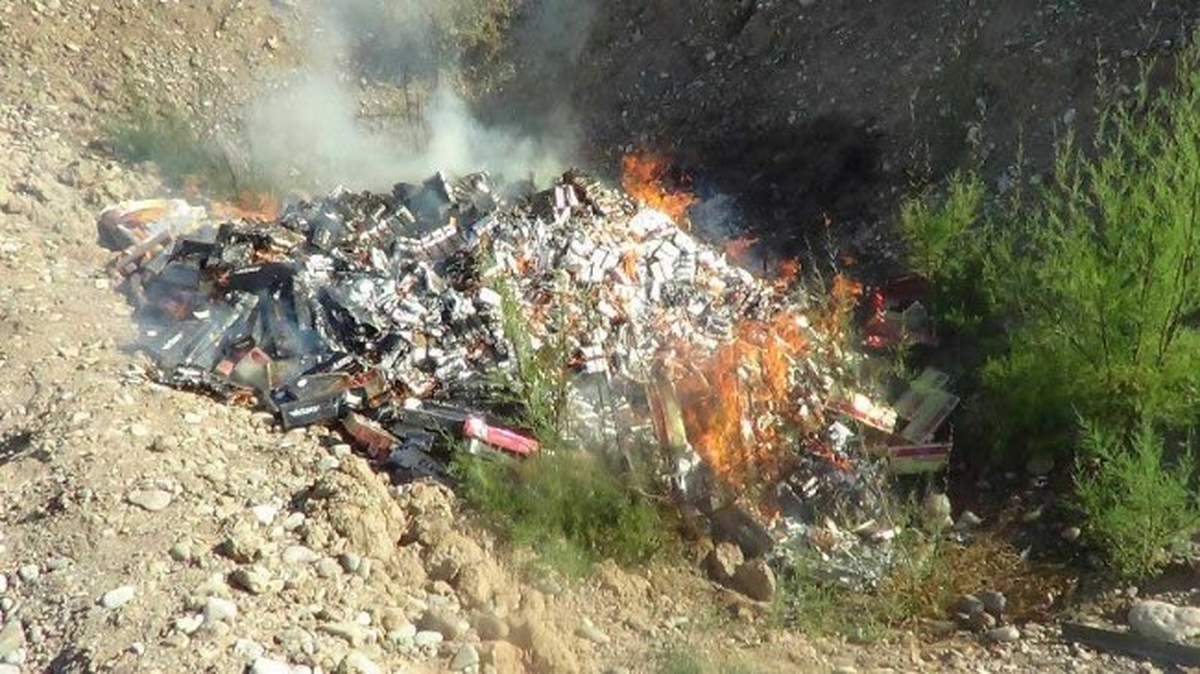 80 Bin Paket Sigara İmha Edildi