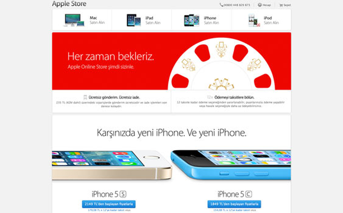 Apple Türkiye Mağazası Açıldı