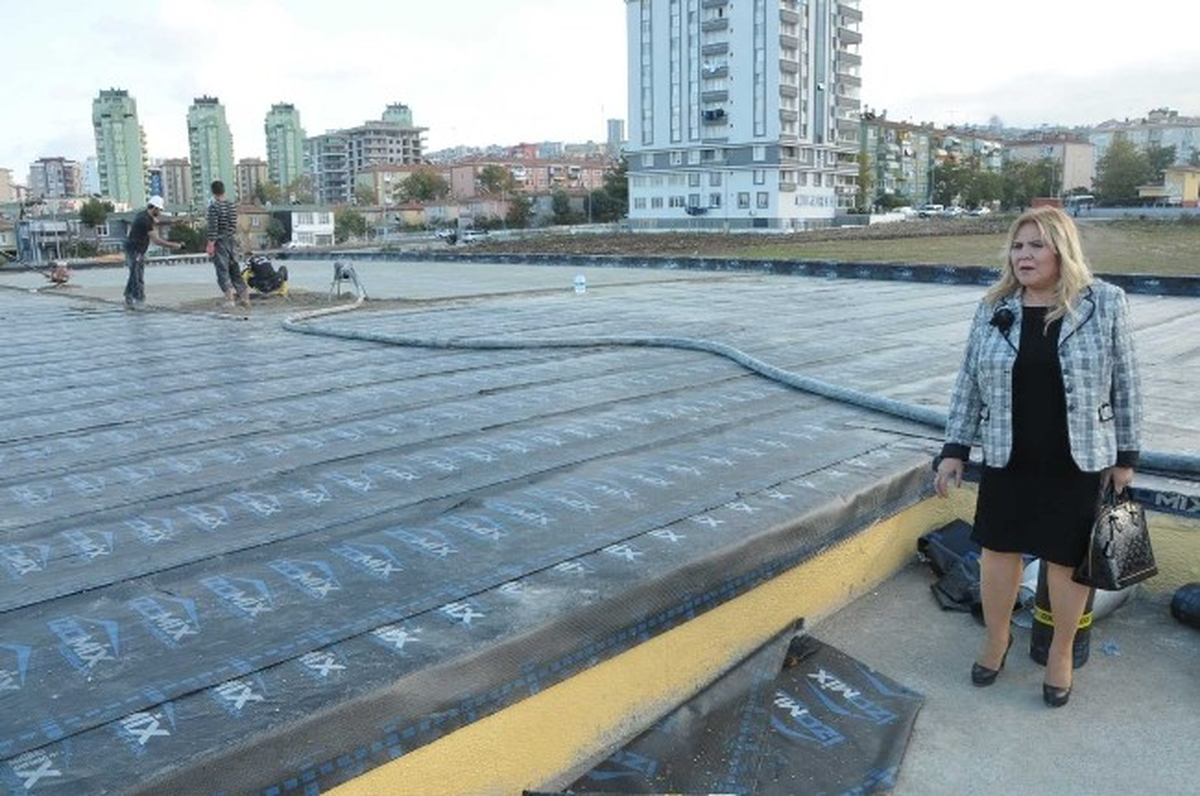 Atakum\'da Emek Park İnşaatı Devam Ediyor