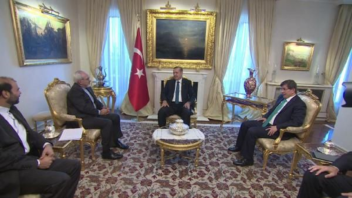 Başbakan Erdoğan, İran Dışişleri Bakanı Zarif\'i Kabul Etti