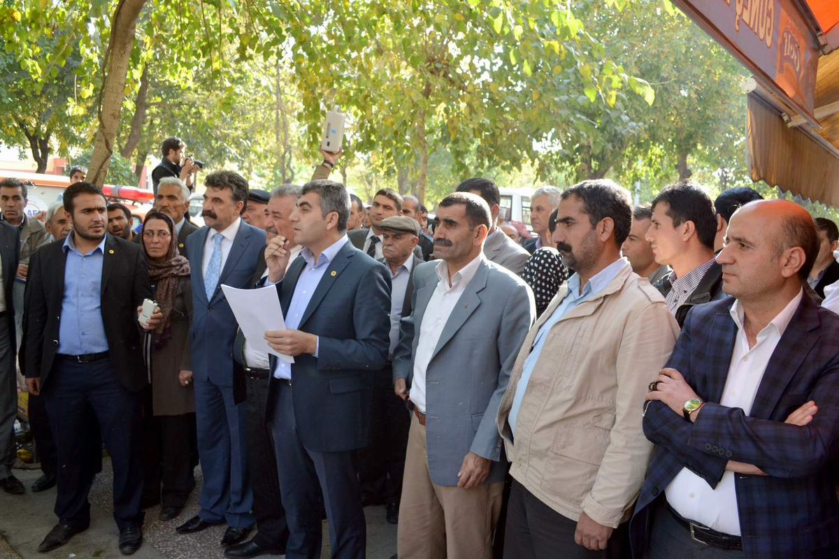 BDP Siirt İl Örgütü Yapılan Gözaltıları Protesto Etti
