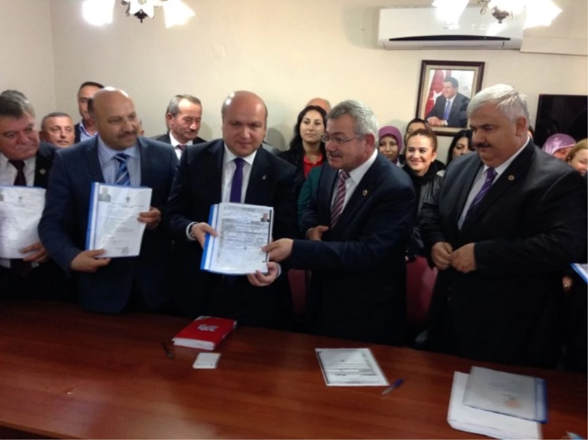 Çaycuma\'da Belediye Başkanları Aday Adaylıklarını Topluca Açıkladılar