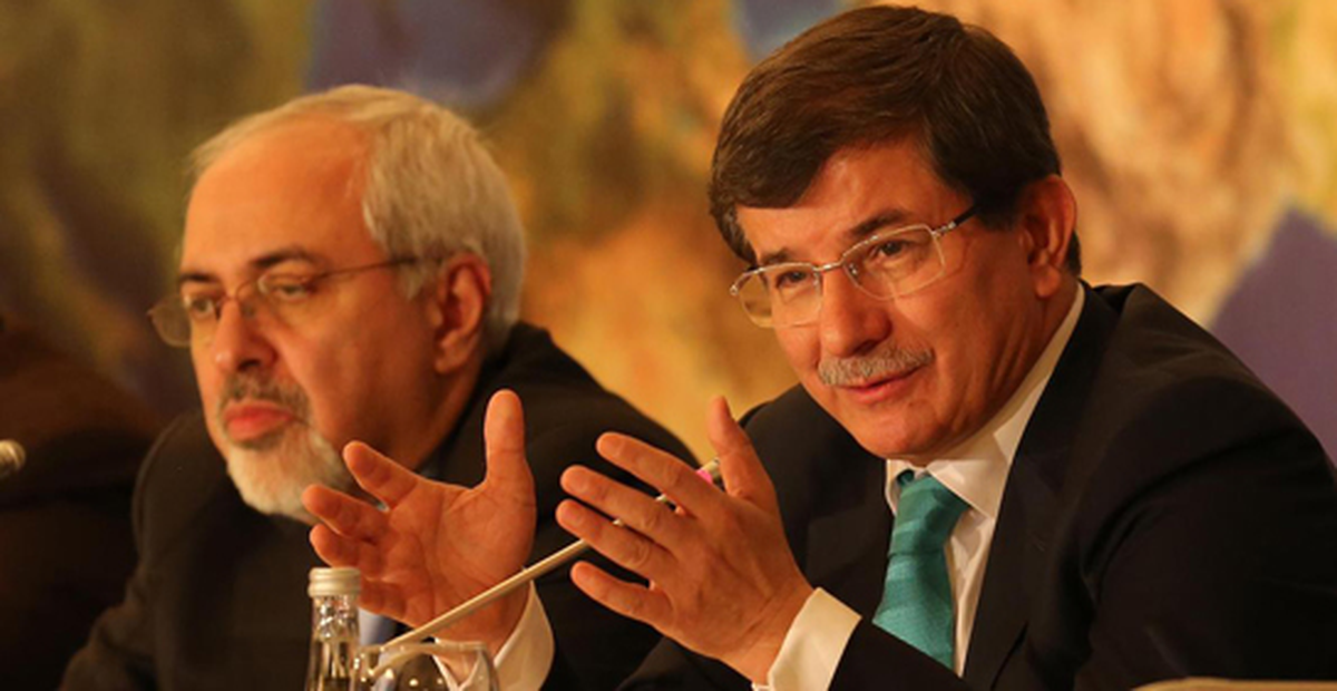 Davutoğlu, İran Dışişleri Bakanı Zarif Bir Araya Geldi