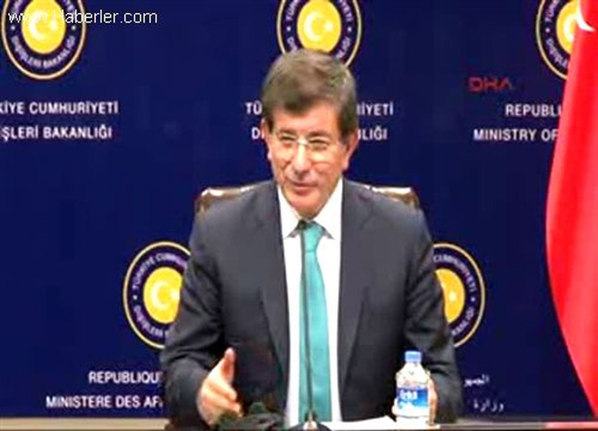 Davutoğlu.Ortadoğu\'da İsrail ile Herhangi Bir Ortak Operasyonun Parçası Olmamız Söz Konusu...