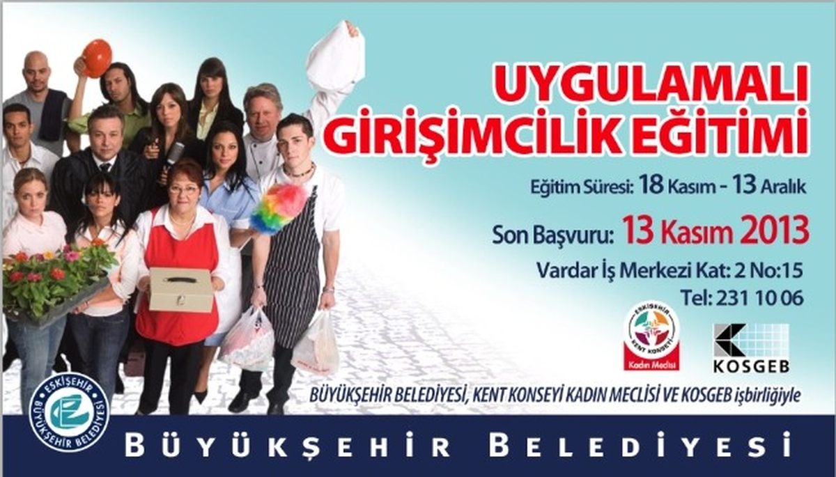 Girişimcilik Eğitimlerine Kayıtlar Başladı