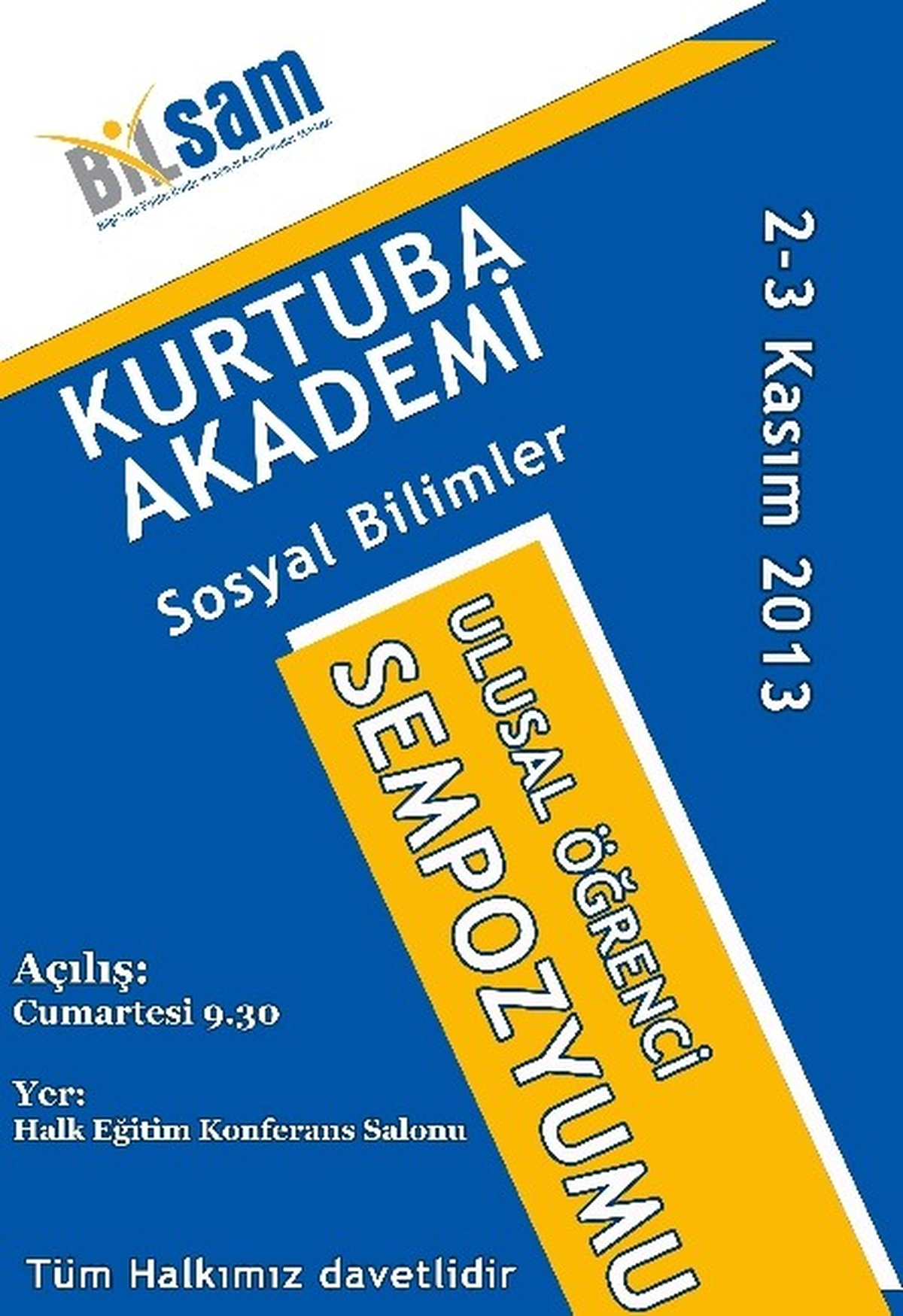 Kurtuba Akademi, Sempozyum Düzenleyecek