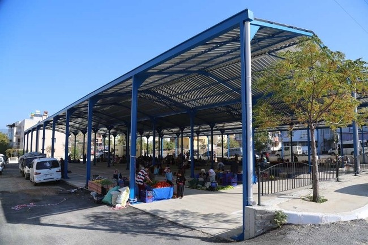 Milas\'ta Akkent Semt Pazarı Hizmete Girdi