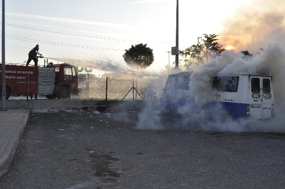 Minibüste Korkutan Yangın