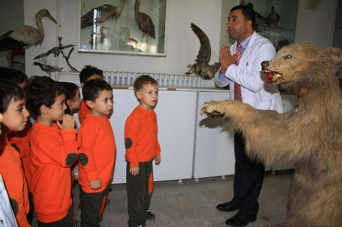 Minik Öğrenciler Zooloji Laboratuvarını Gezdiler