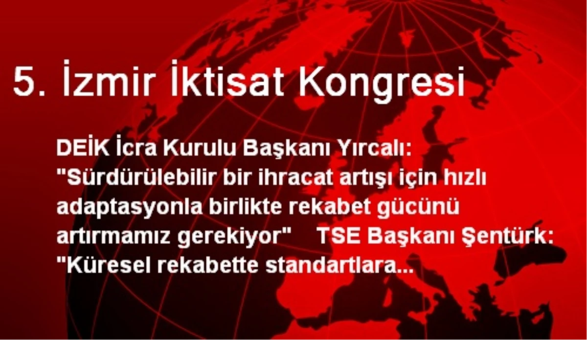 5. İzmir İktisat Kongresi
