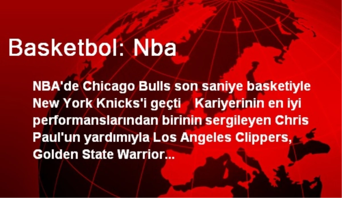 Basketbol: Nba