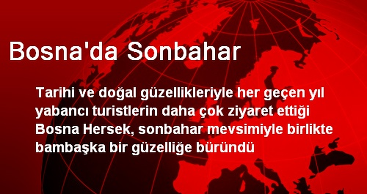 Bosna\'da Sonbahar