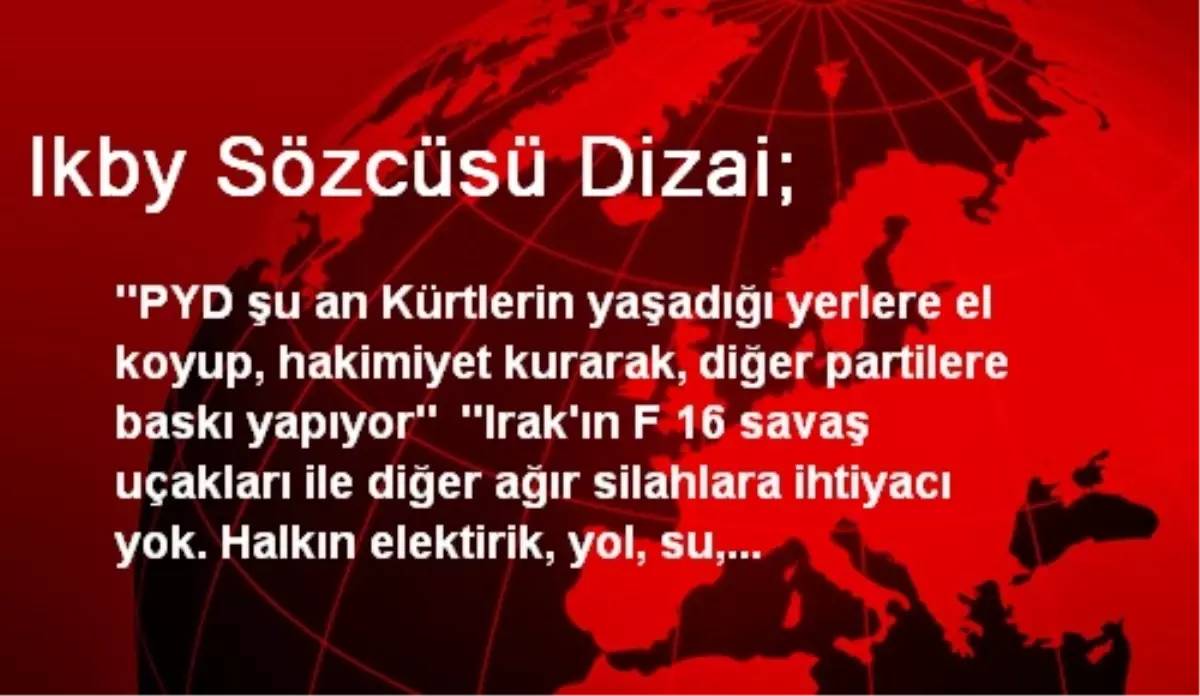 Ikby Sözcüsü Dizai;