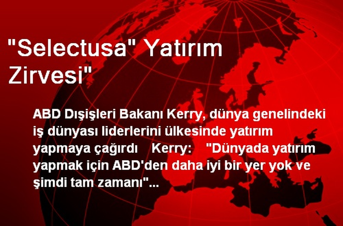 "Selectusa" Yatırım Zirvesi"