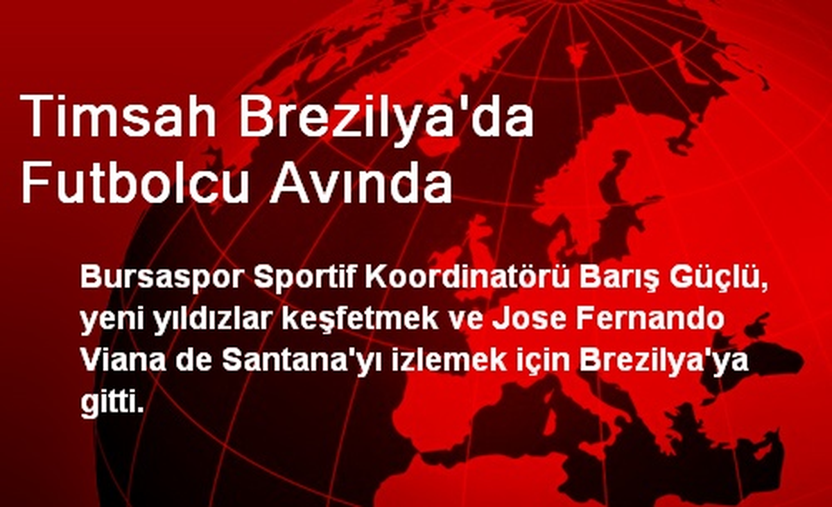 Timsah Brezilya\'da Futbolcu Avında
