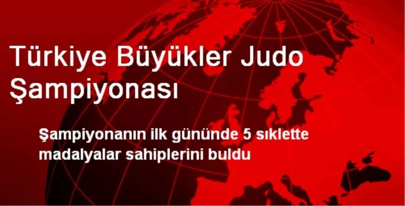 Türkiye Büyükler Judo Şampiyonası