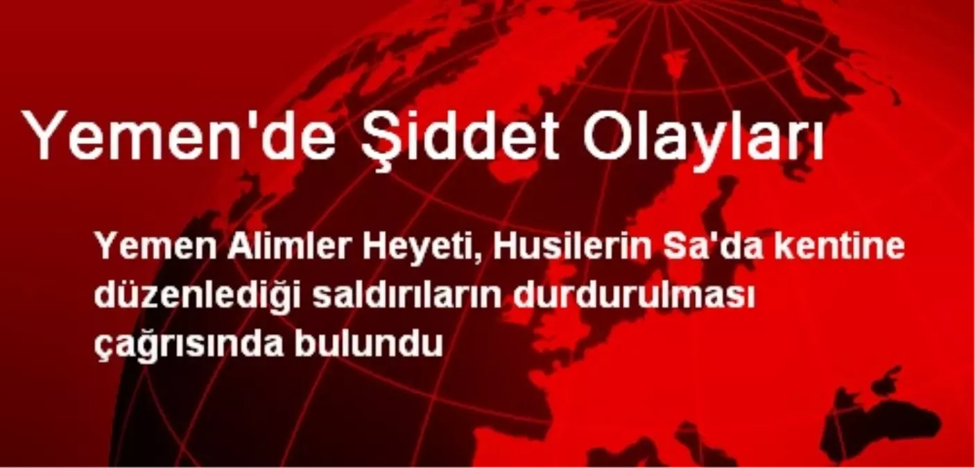 Yemen\'de Şiddet Olayları