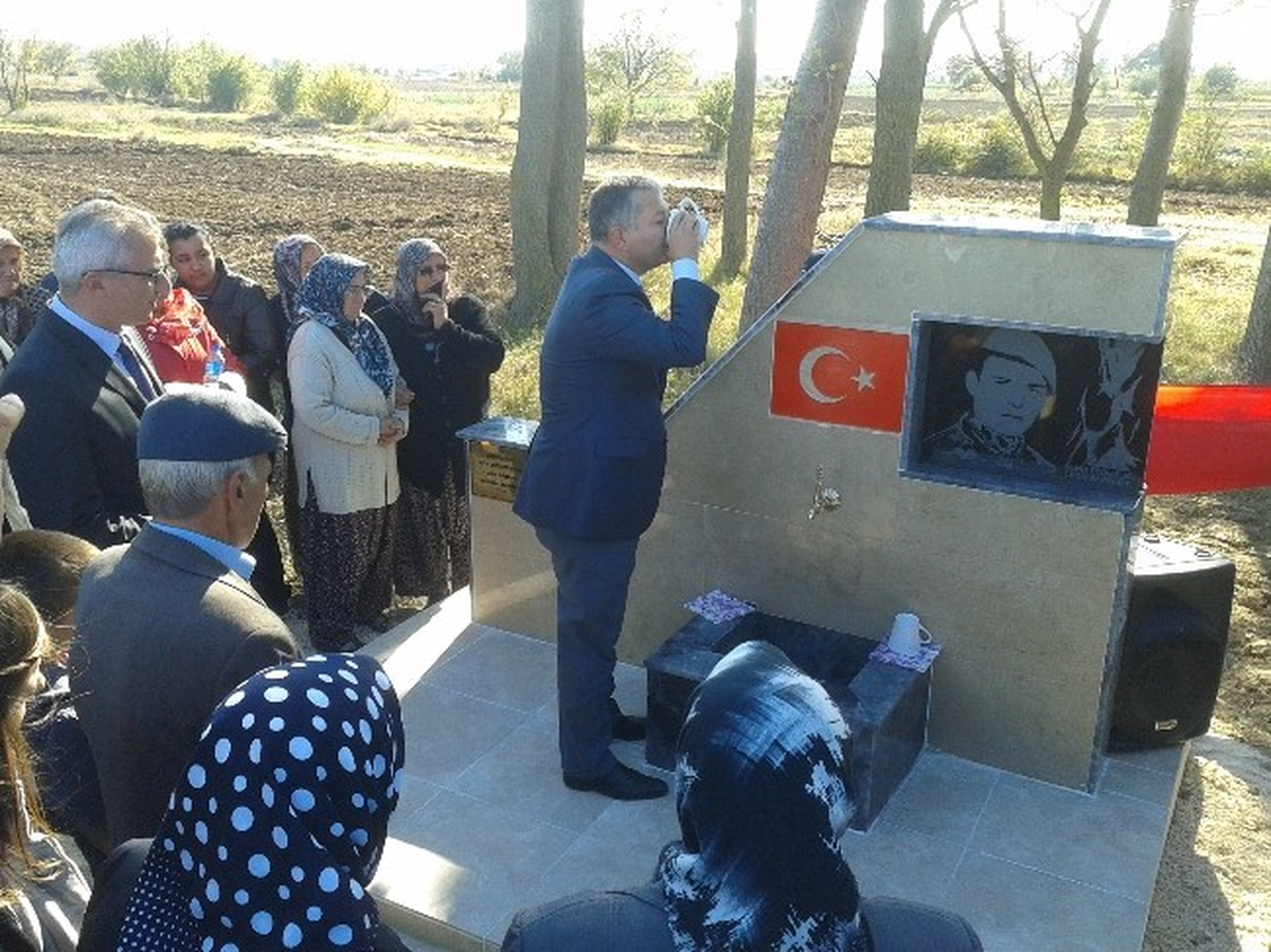 Şehit Piyade Er Ufuk Bozkurt Adını Yaptırılan Çeşme Açıldı