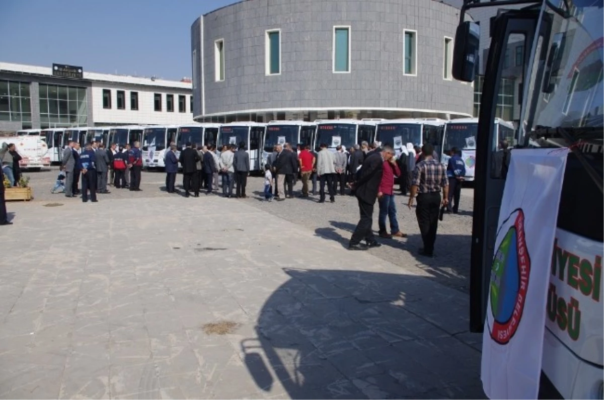 Viranşehir\'de Şehiriçi 18 Yeni Araç Hizmete Girdi
