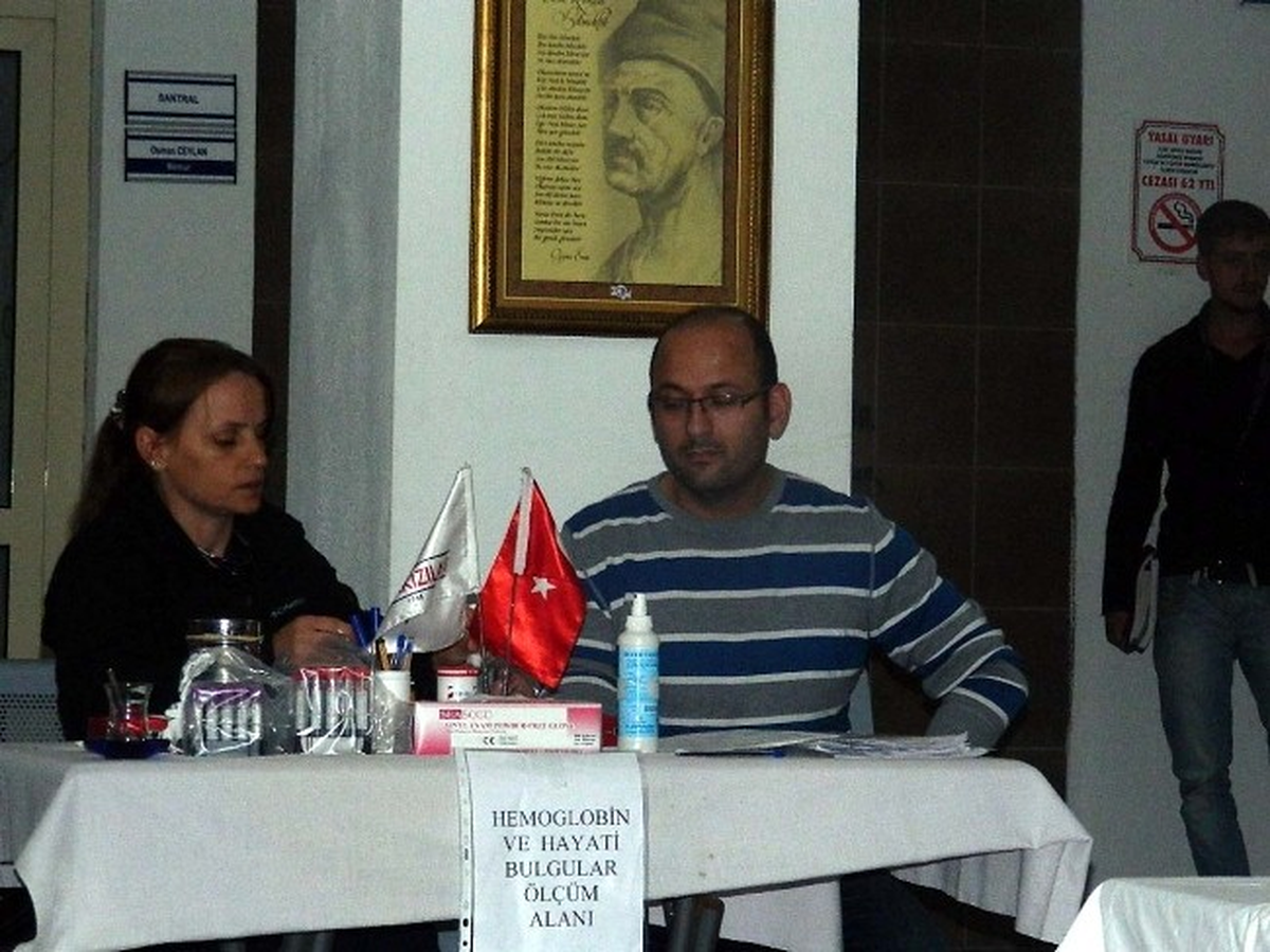Çan Myo\'dan Türk Kızılayı\'na 118 Ünite Kan Bağışı