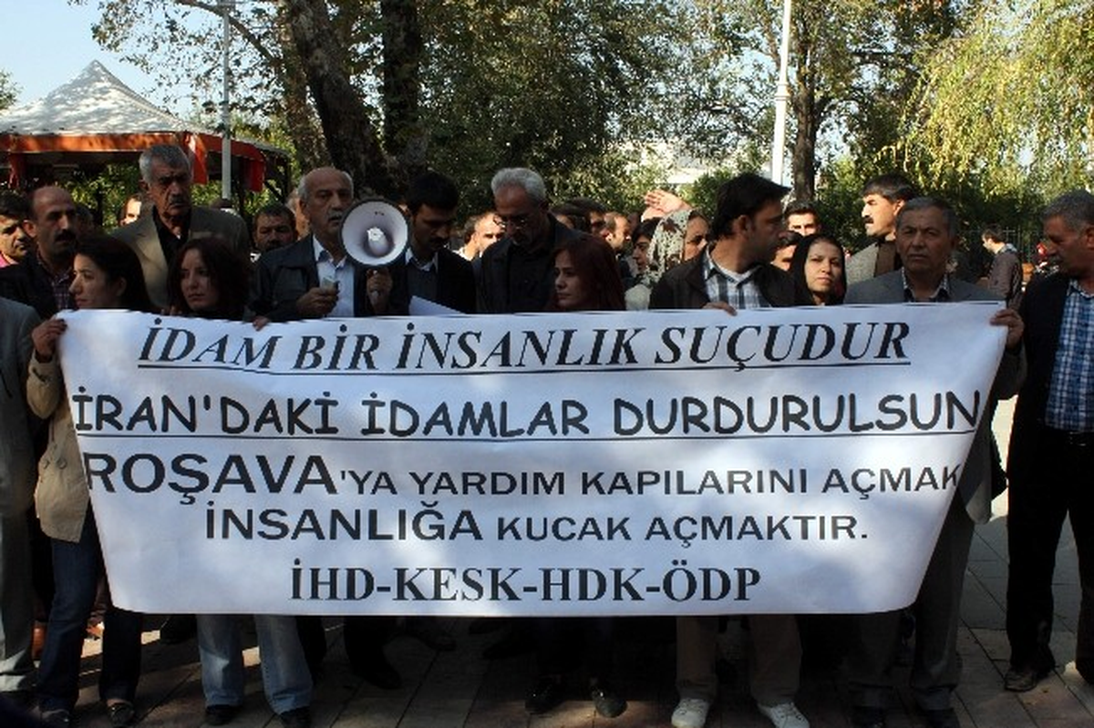 Gaziantep\'te İran\'daki İdam Olayları Protesto Edildi