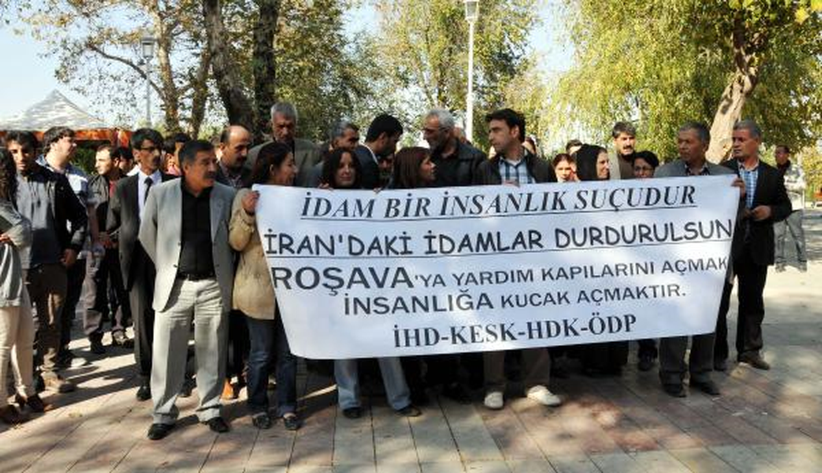 İran\'daki İdamlar Gaziantep\'te Protesto Edildi