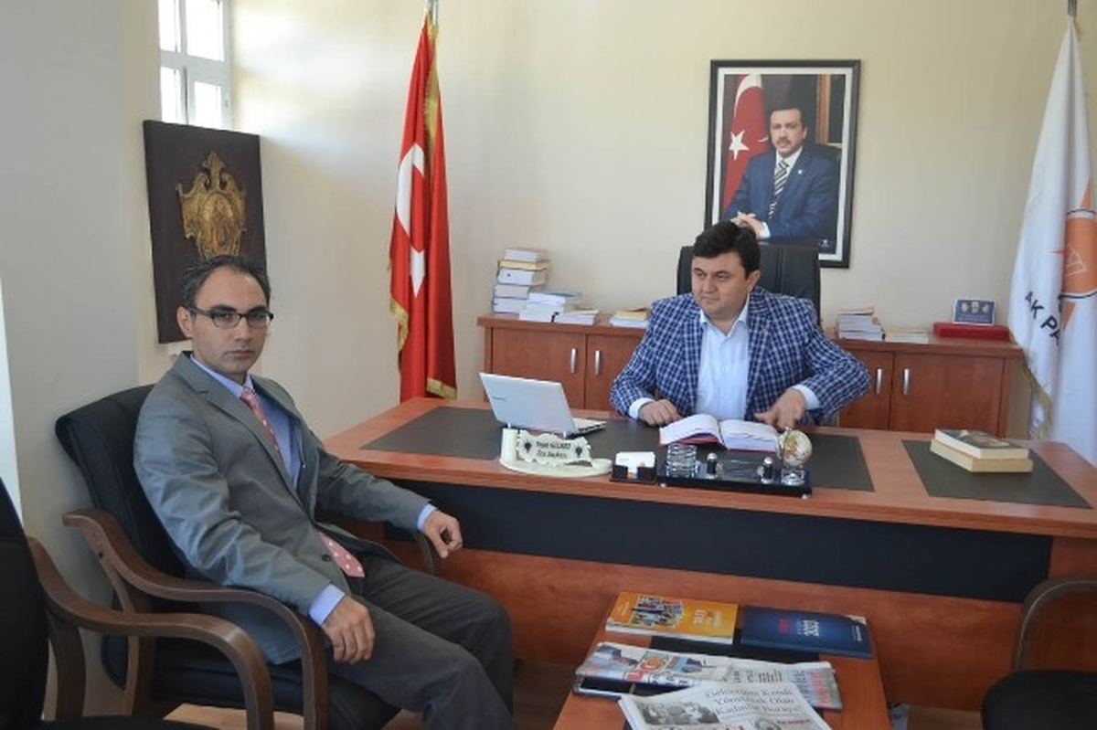 Kula İlçe Emniyet Müdürü\'nden AK Parti\'ye Ziyaret