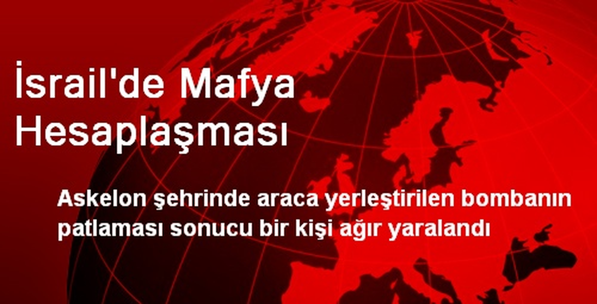 İsrail\'de Bombalı Saldırı: 1 Ağır Yaralı