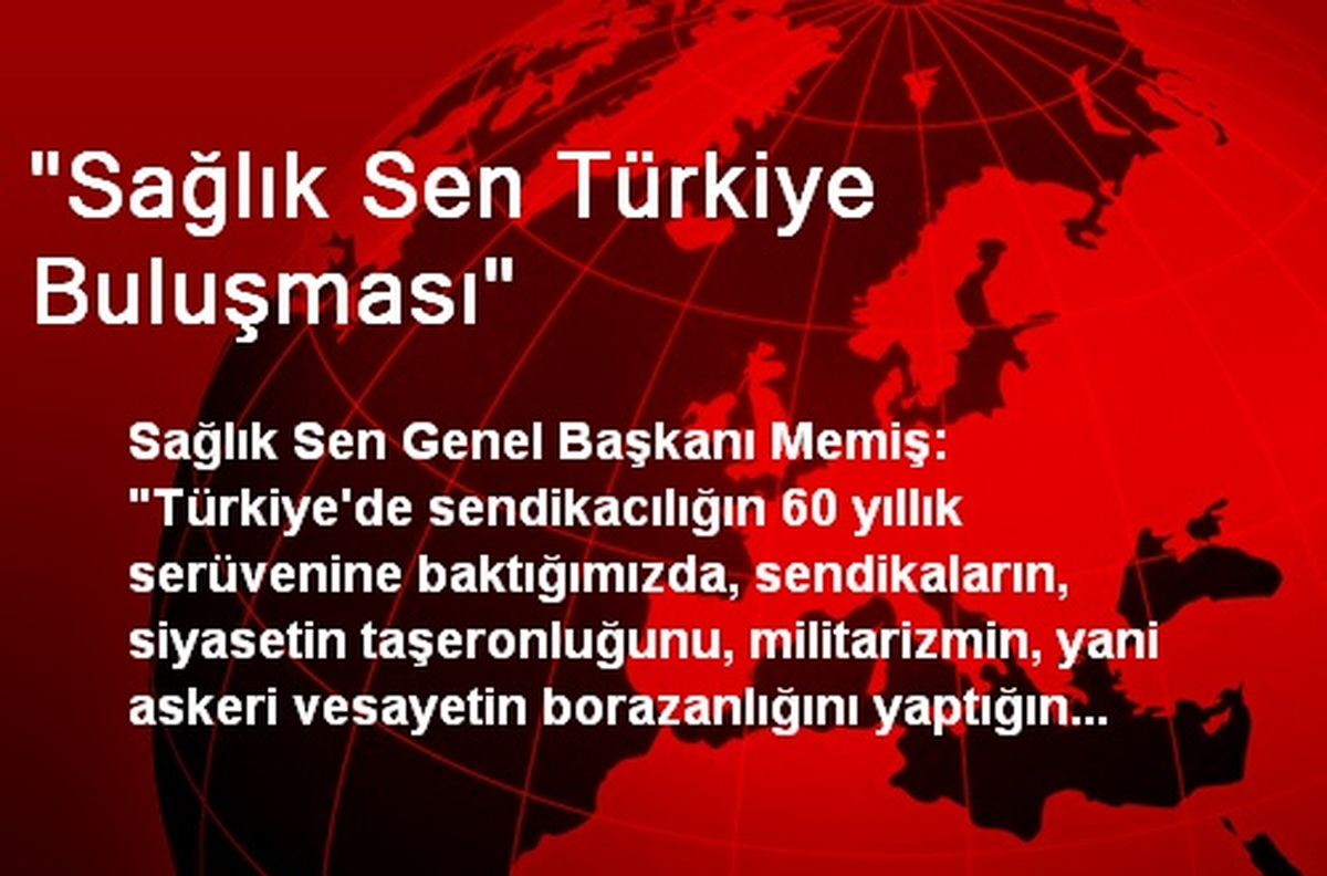 "Sağlık Sen Türkiye Buluşması"