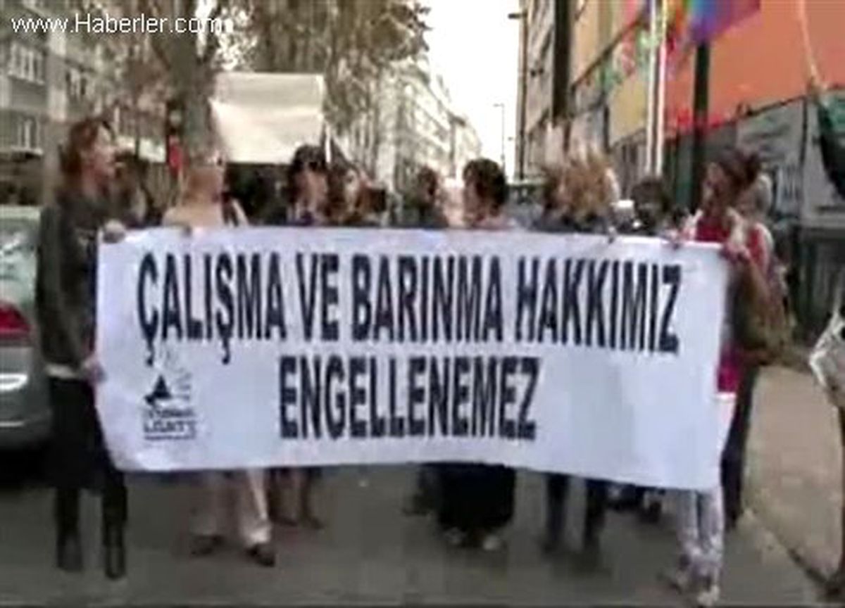 Şişli Polis Merkezi Önünde Eylem