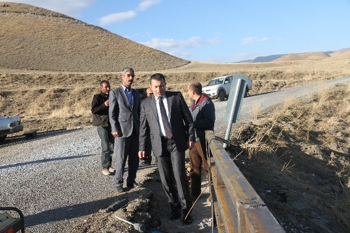 Kaymakam Şahin Köprü Yapımını İnceledi