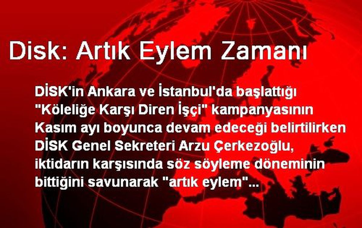 Disk: Artık Eylem Zamanı