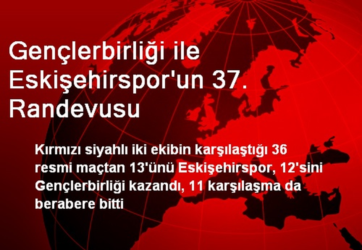 Gençlerbirliği ile Eskişehirspor\'un 37. Randevusu