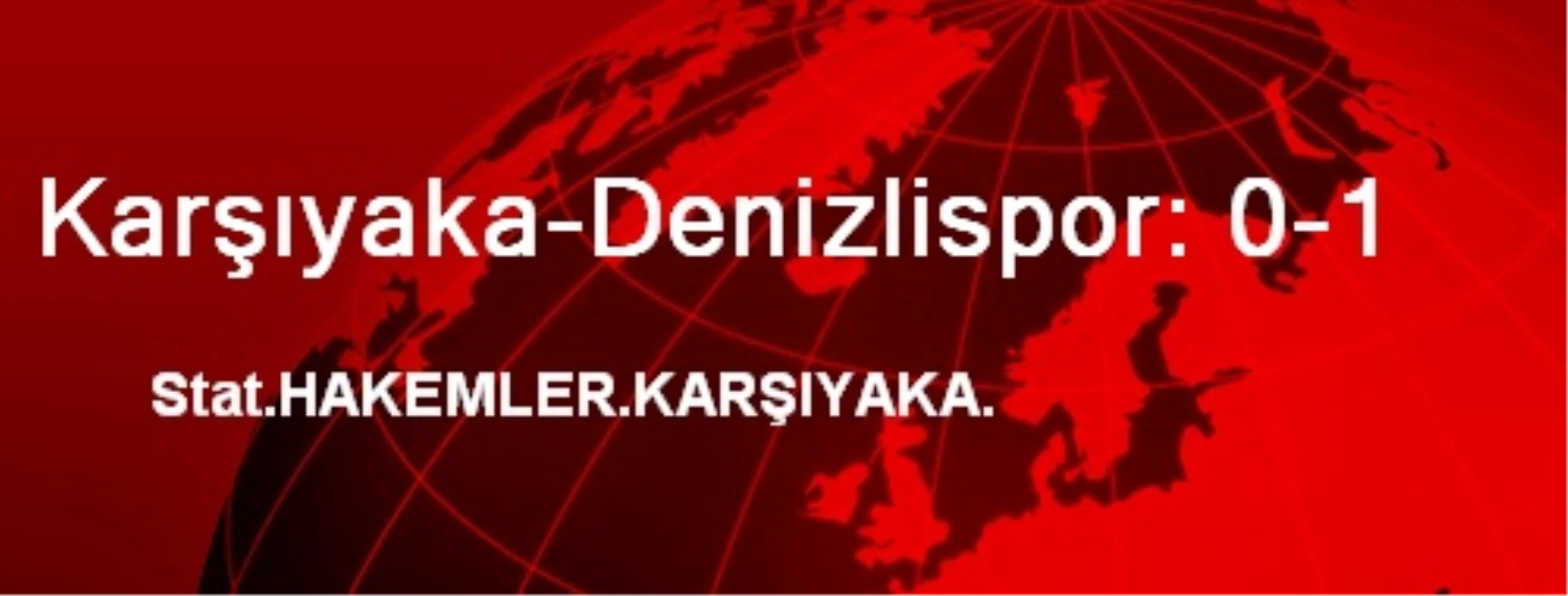 Karşıyaka-Denizlispor: 0-1