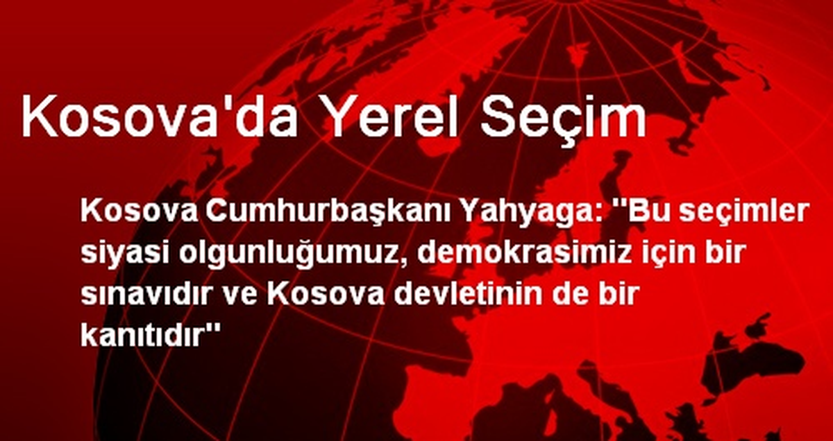 Kosova\'da Yerel Seçim