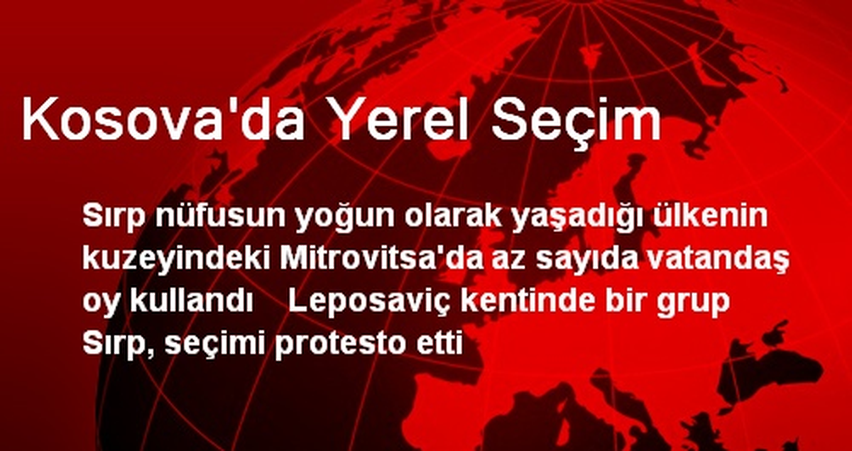 Kosova\'da Yerel Seçim