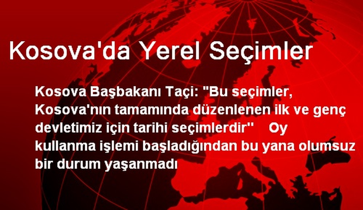 Kosova Sandık Başında