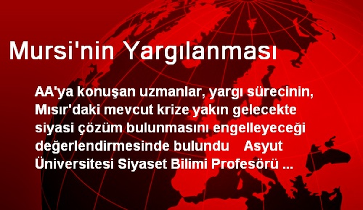Mursi\'nin Yargılanması