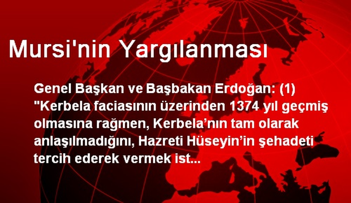 Mursi\'nin Yargılanması