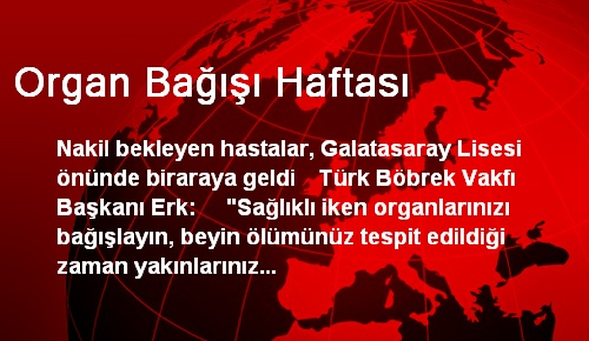 Organ Bağışı Haftası