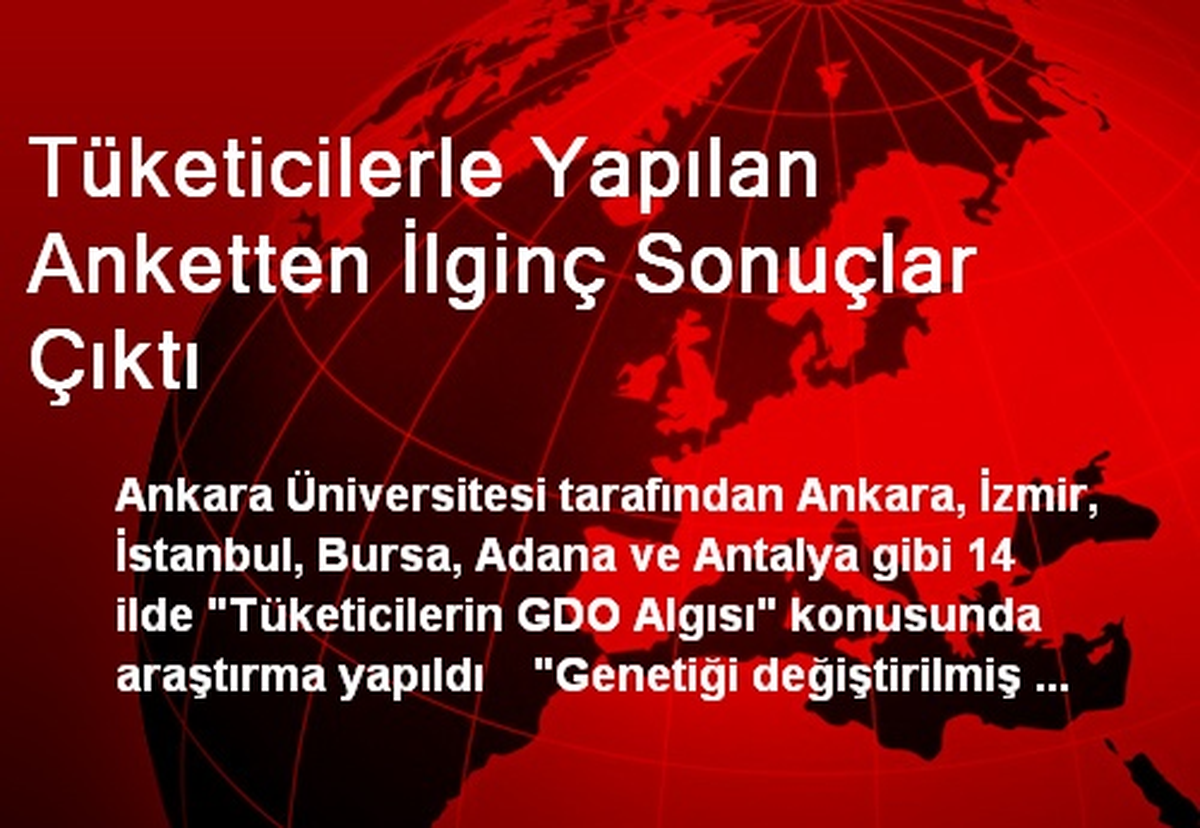 Tüketicilerle Yapılan Anketten İlginç Sonuçlar Çıktı