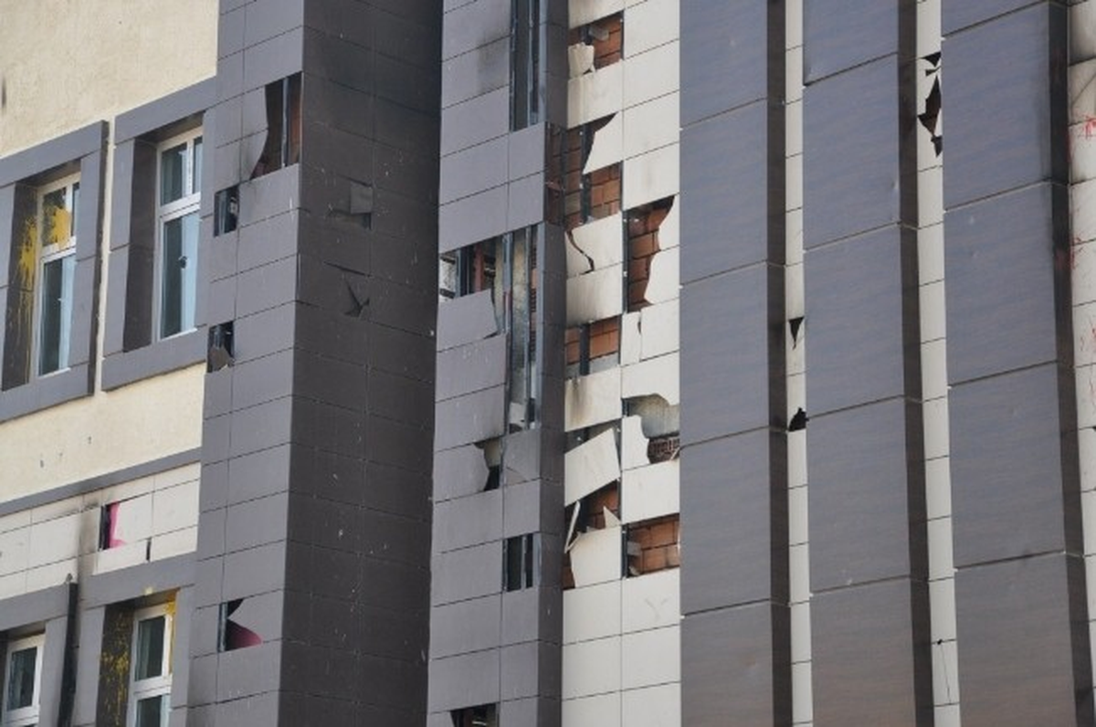 Silopi Adliye Binasına Molotoflu Saldırı